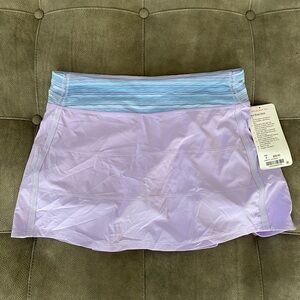 Lululemon Athletica Purple and Blue Skater Skirt